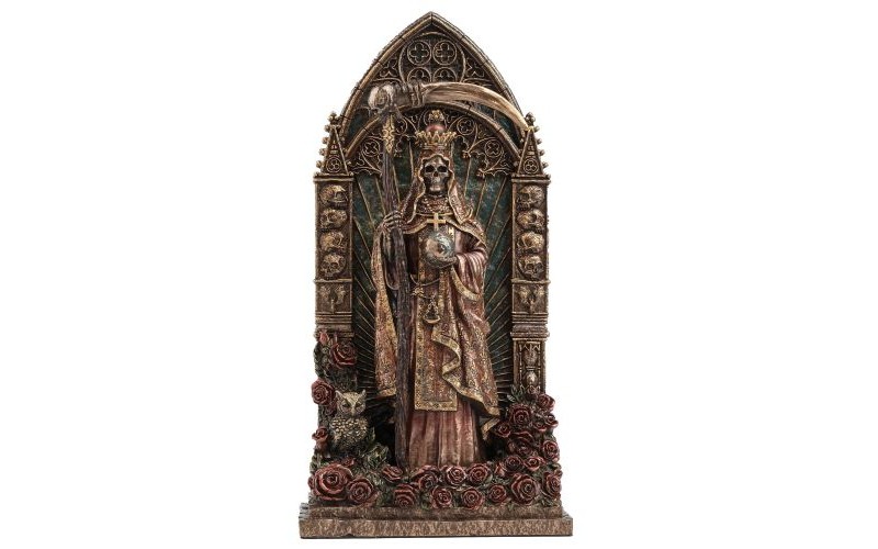 Santa Muerte / Αγιος Θάνατος (Αγαλμα Ηλεκτρόλυσης Μπρούτζου & Ρητίνης 23.5εκ.)